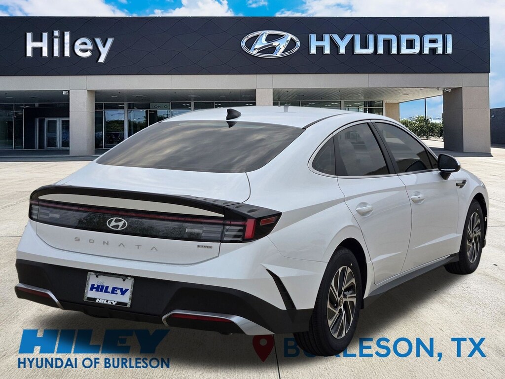 New 2026 Hyundai Sonata Hybrid Blue Sedan