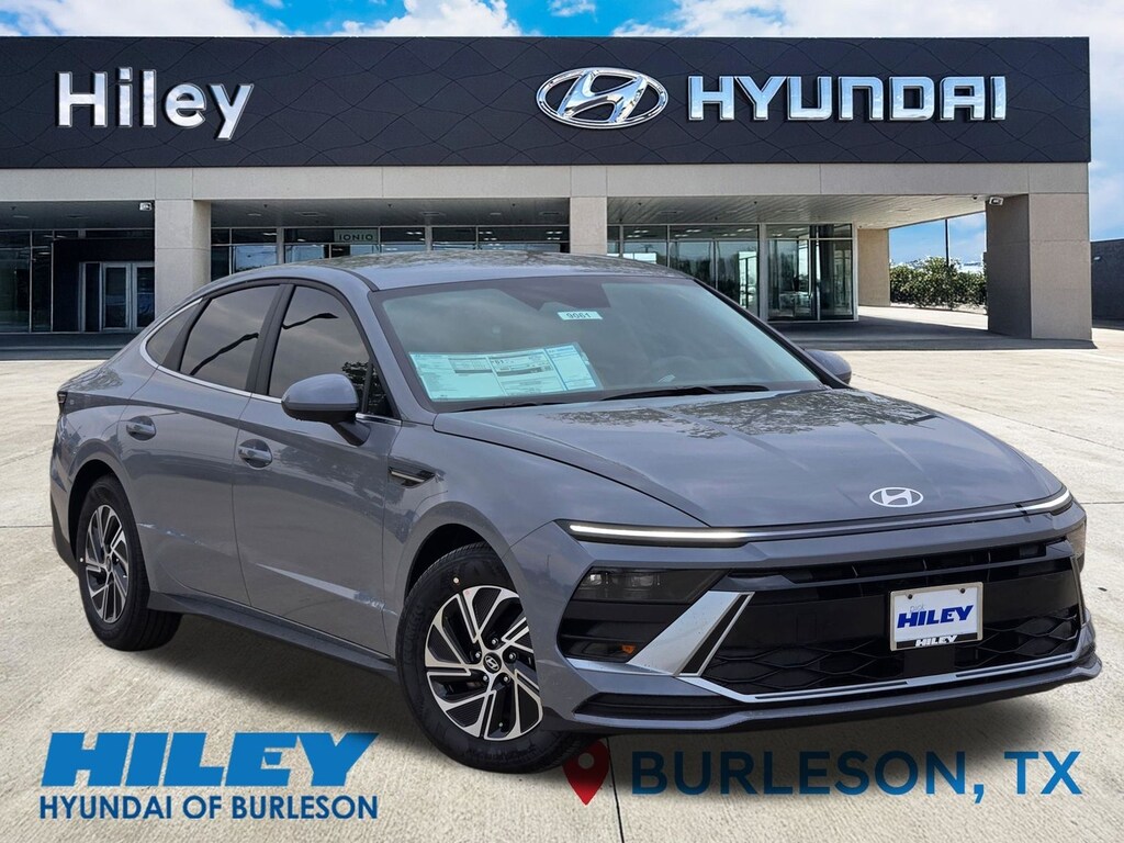 New 2026 Hyundai Sonata Hybrid Blue Sedan