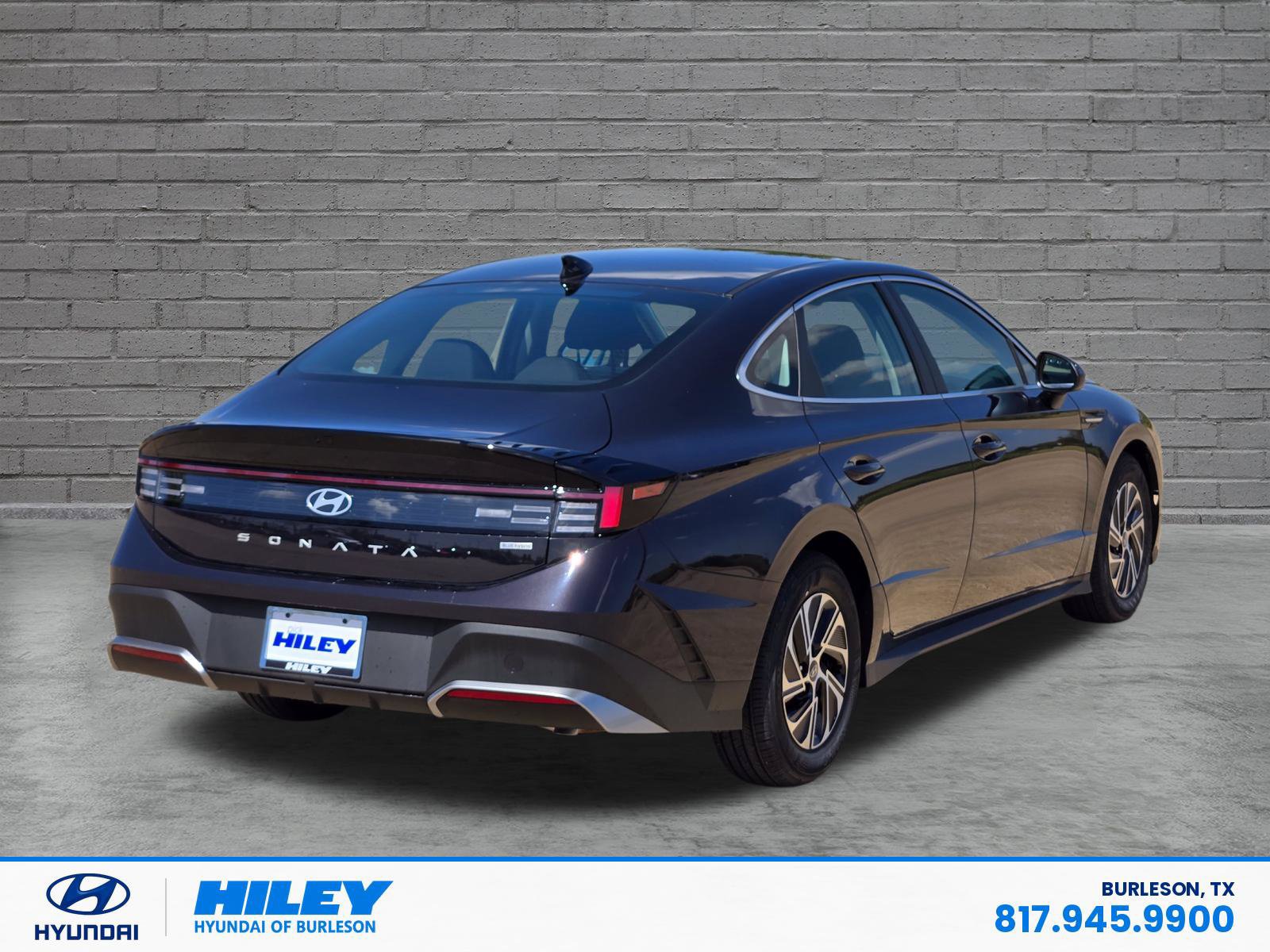 New 2026 Hyundai Sonata Hybrid Blue Sedan