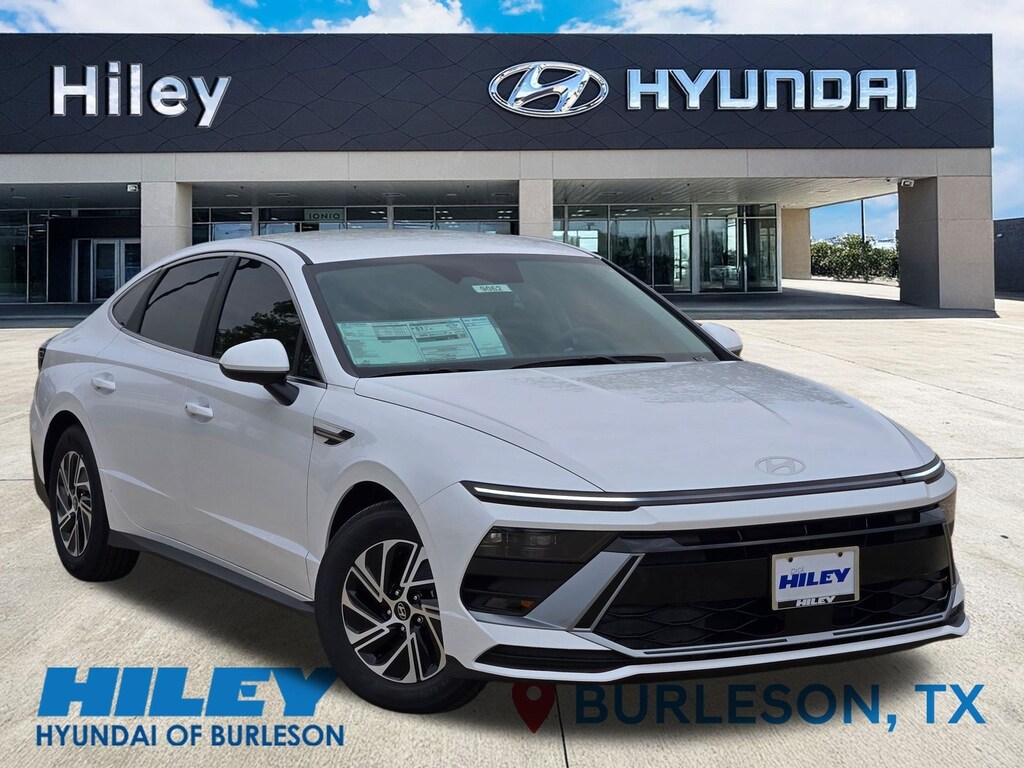 New 2026 Hyundai Sonata Hybrid Blue Sedan
