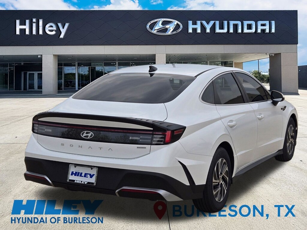 New 2026 Hyundai Sonata Hybrid Blue Sedan
