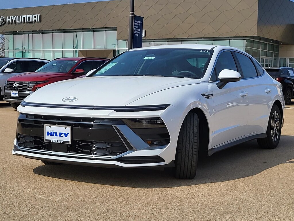 New 2026 Hyundai Sonata Hybrid Blue Sedan