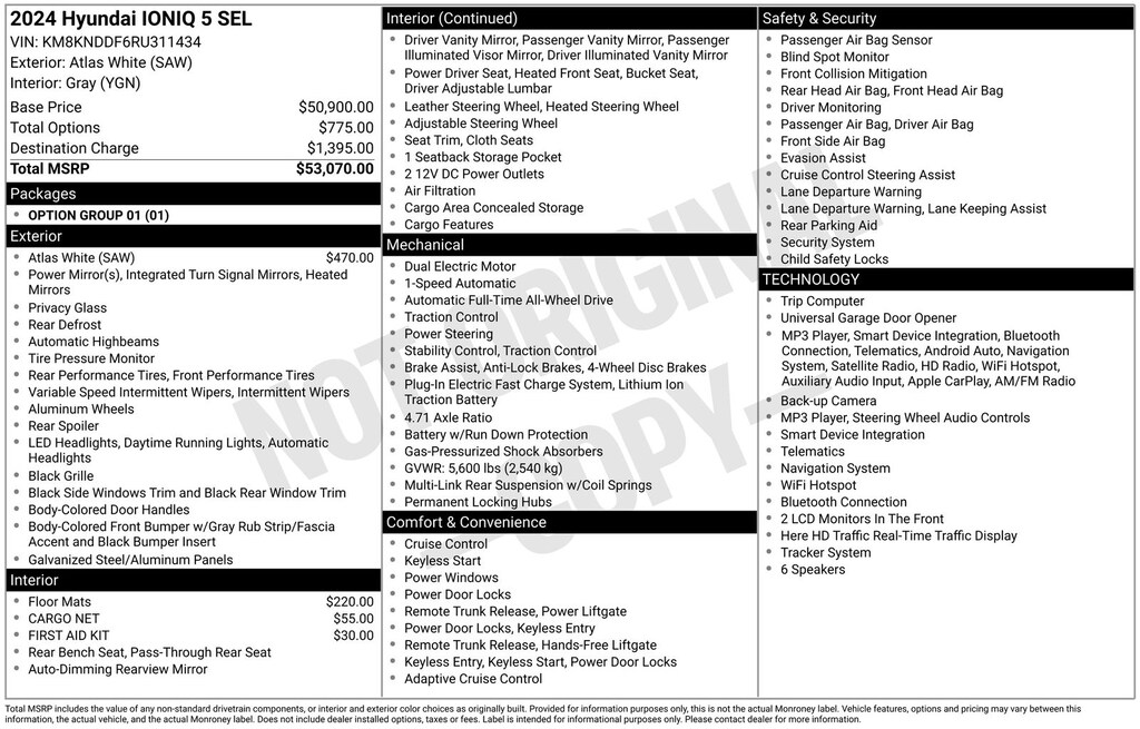 Certified 2024 Hyundai IONIQ 5 SEL SUV