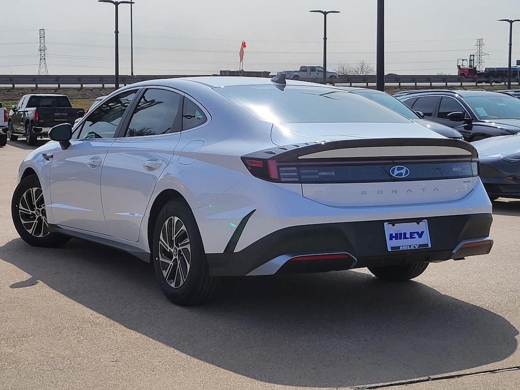 New 2026 Hyundai Sonata Hybrid Blue Sedan