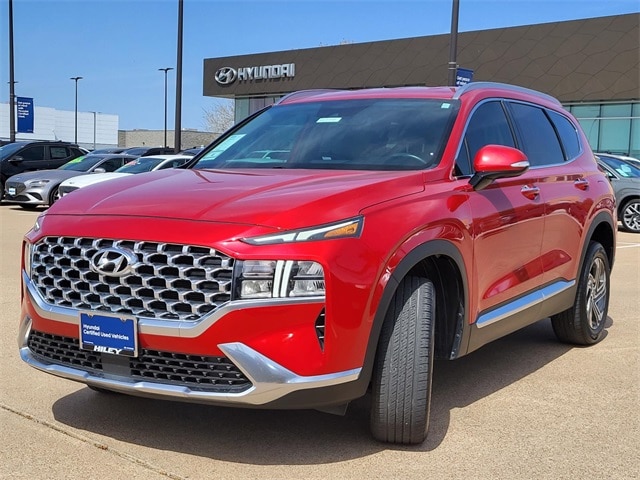 Certified 2022 Hyundai Santa Fe SEL with VIN 5NMS6DAJ9NH405903 for sale in Arlington, TX