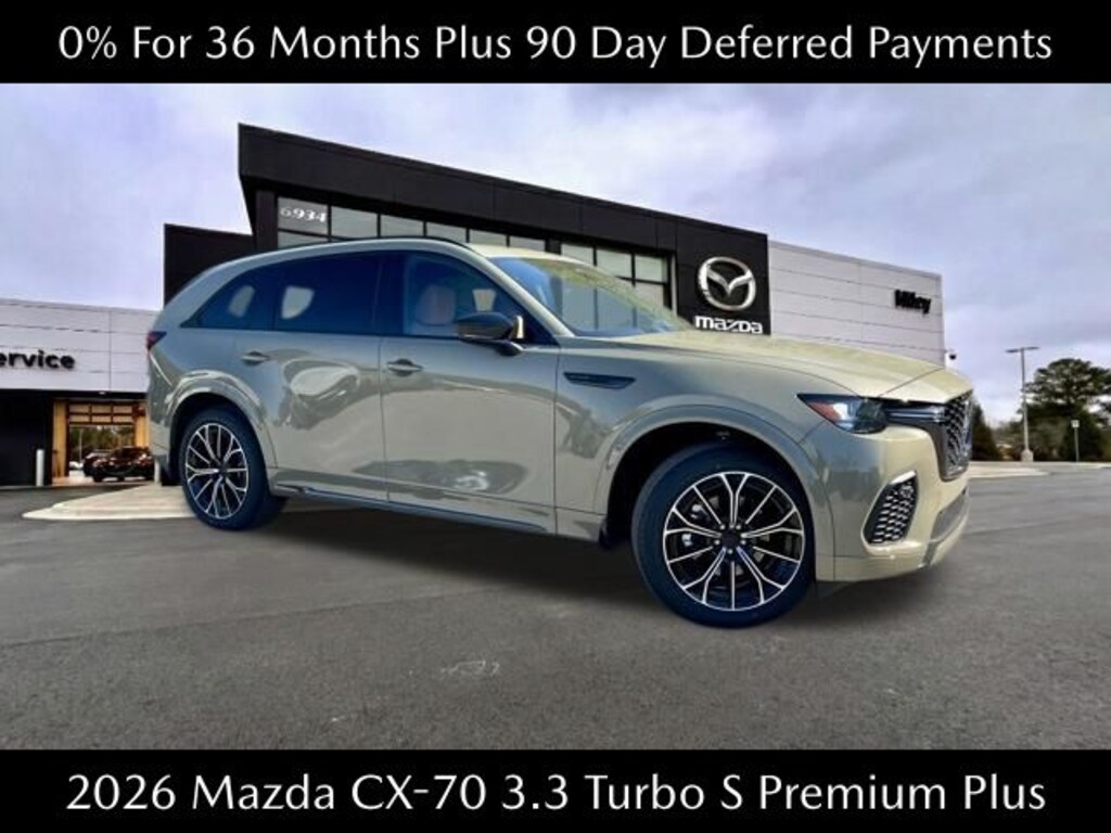 New 2026 Mazda CX-70 3.3 Turbo S Premium Plus SUV