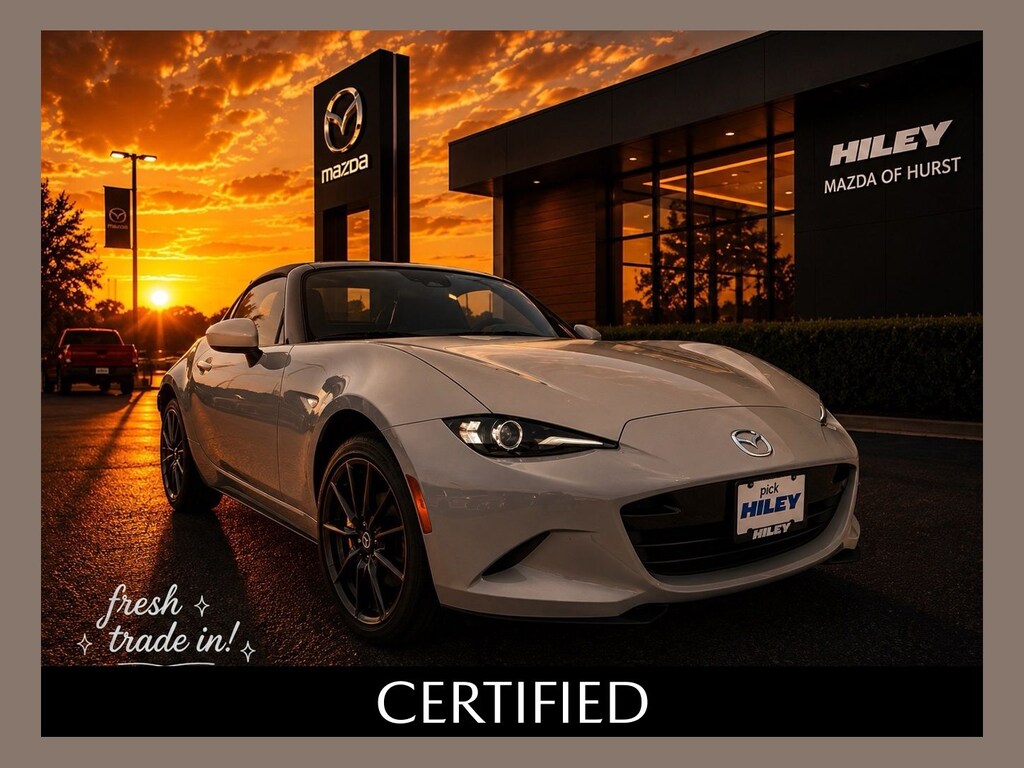 Certified 2024 Mazda MX-5 Miata RF Grand Touring Convertible