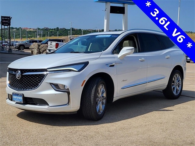 Certified 2023 Buick Enclave Avenir with VIN 5GAERDKW5PJ153418 for sale in Arlington, TX