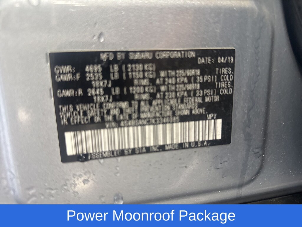 Used 2019 Subaru Outback 2.5i SUV