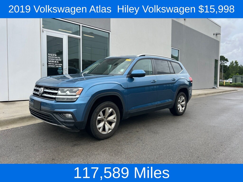 Used 2019 Volkswagen Atlas 3.6L V6 SE w/Technology 4MOTION SUV