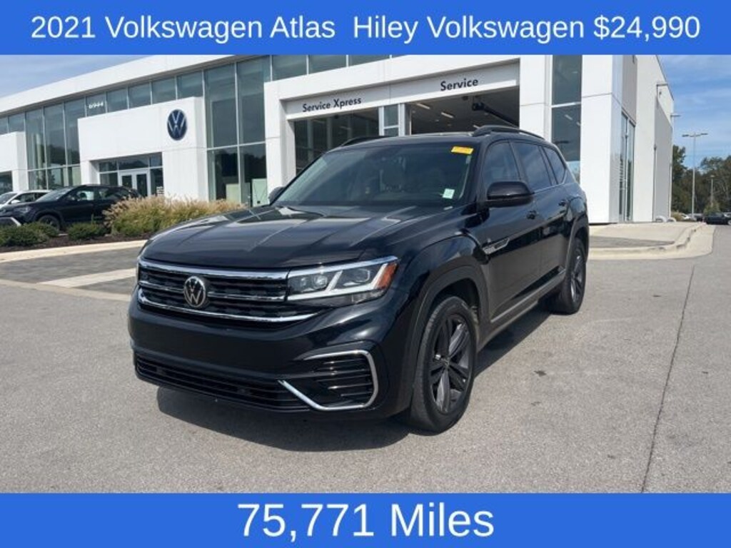 Used 2021 Volkswagen Atlas 3.6L V6 SE w/Technology R-Line 4MOTION SUV
