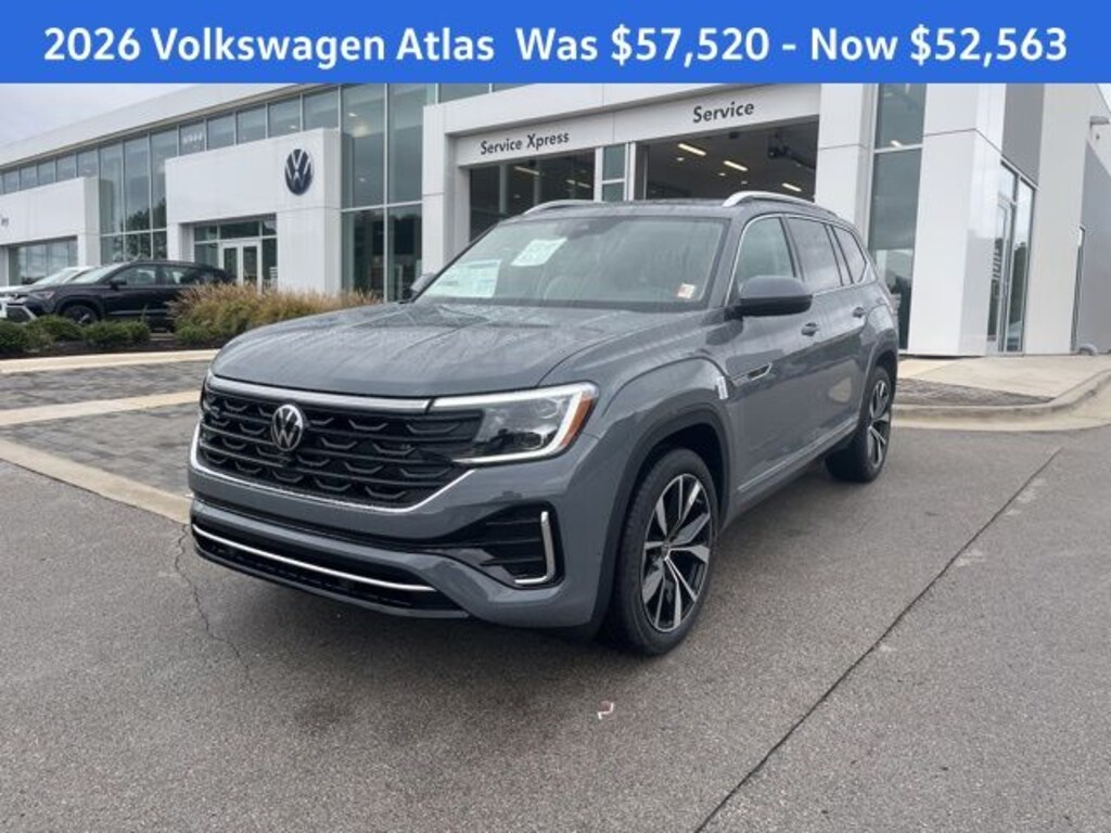 New 2026 Volkswagen Atlas 2.0T SEL Premium R-Line SUV