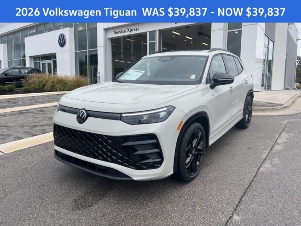 New 2026 Volkswagen Tiguan 2.0T SE R-Line Black SUV
