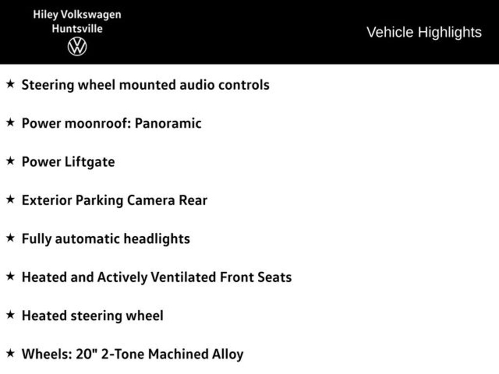 New 2026 Volkswagen Tiguan 2.0T SEL R-Line Turbo SUV