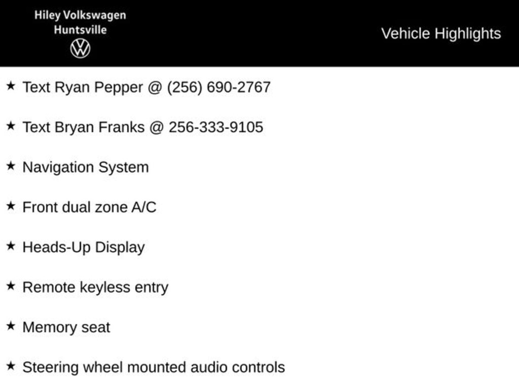 New 2026 Volkswagen Atlas Cross Sport 2.0T SEL R-Line Black SUV