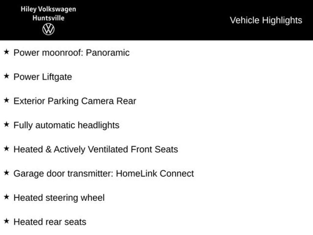 New 2026 Volkswagen Atlas Cross Sport 2.0T SEL R-Line Black SUV