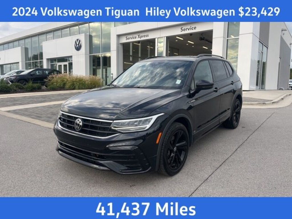 Certified 2024 Volkswagen Tiguan 2.0T SE R-Line Black SUV