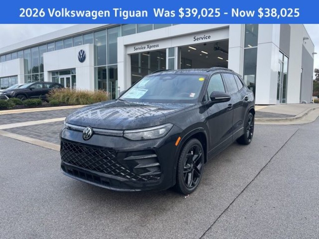 New 2026 Volkswagen Tiguan 2.0T SE R-Line Black SUV