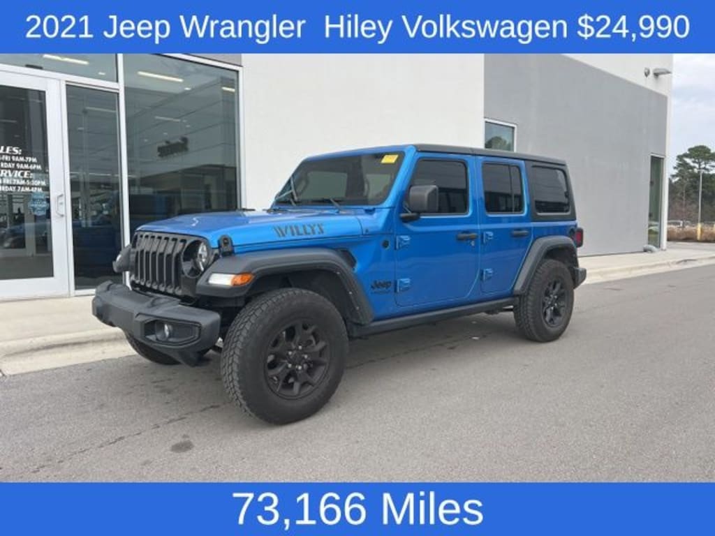 Used 2021 Jeep Wrangler Unlimited Sport SUV