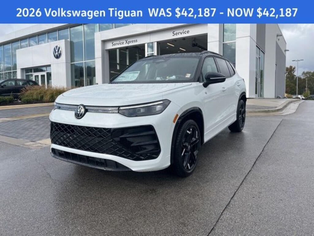 New 2026 Volkswagen Tiguan 2.0T SE R-Line Black SUV