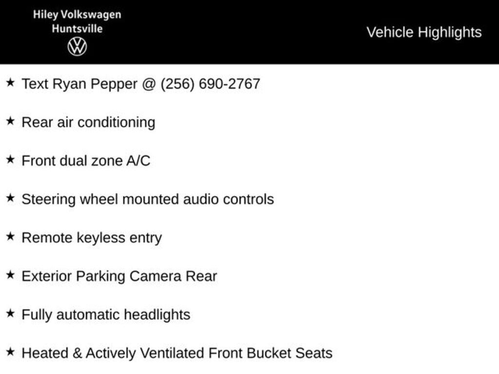 New 2026 Volkswagen Atlas 2.0T SE SUV