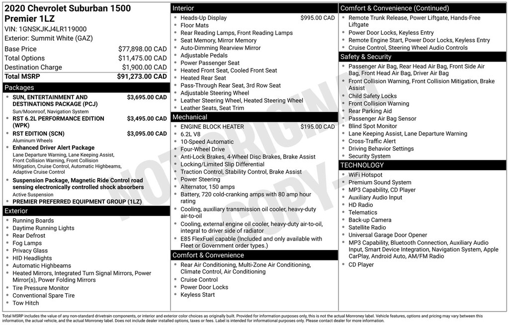 Used 2020 Chevrolet Suburban Premier SUV