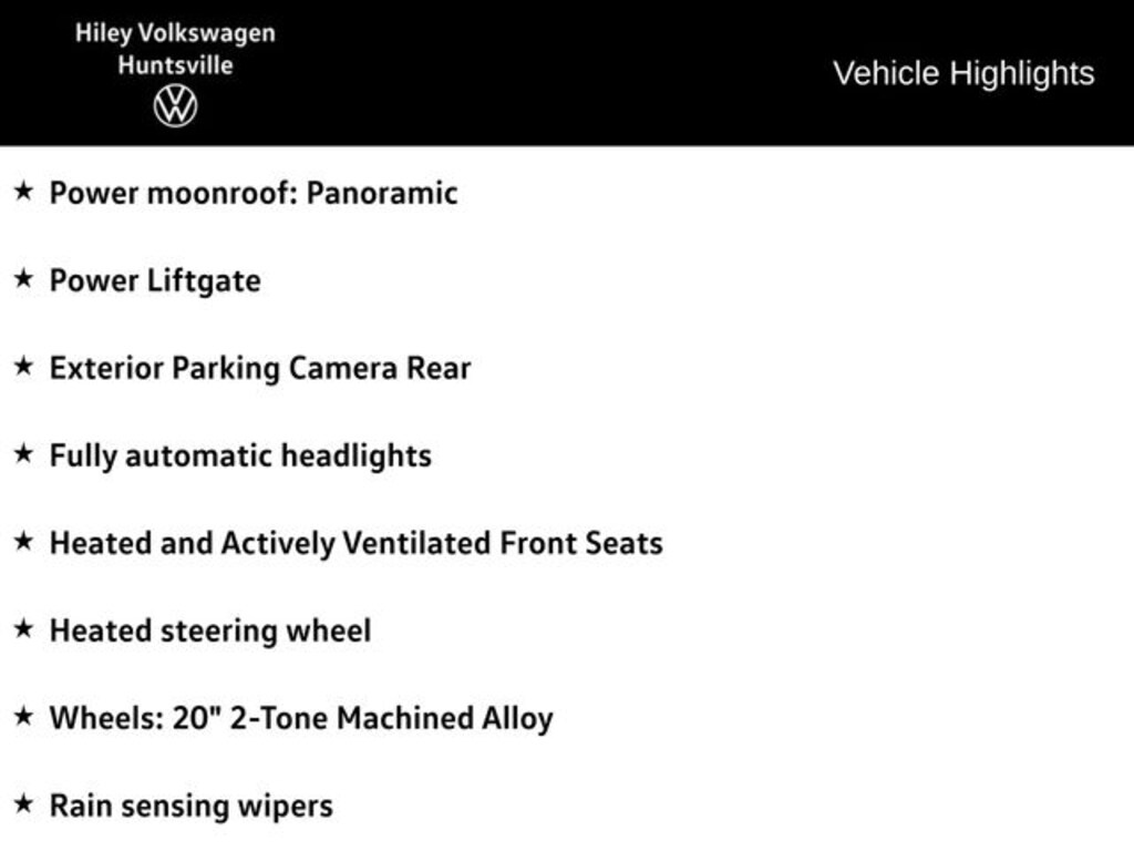 New 2026 Volkswagen Tiguan 2.0T SEL R-Line Turbo SUV