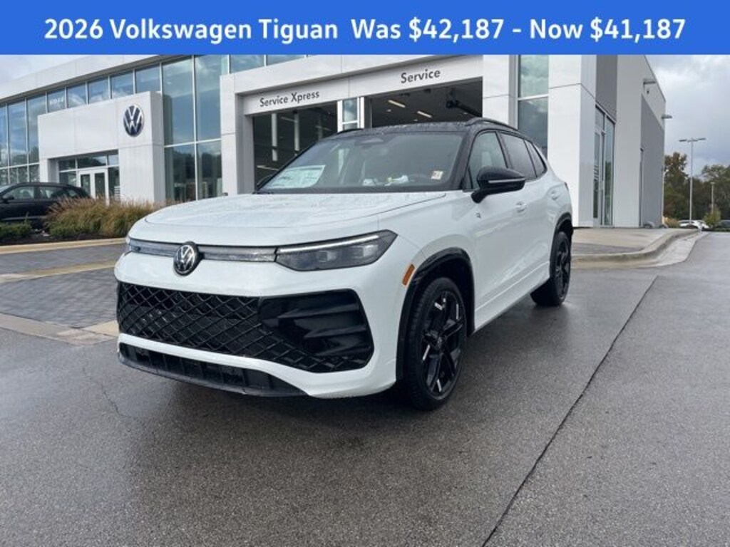New 2026 Volkswagen Tiguan 2.0T SE R-Line Black SUV