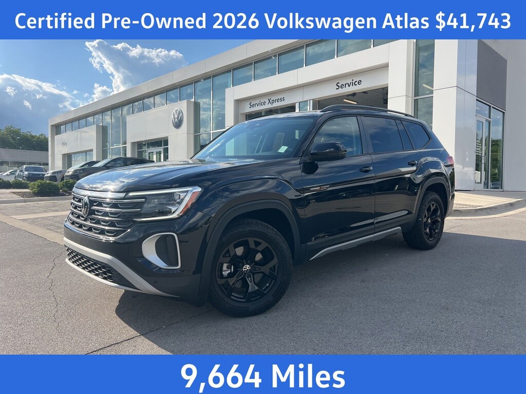 Certified 2026 Volkswagen Atlas 2.0T Peak Edition SUV