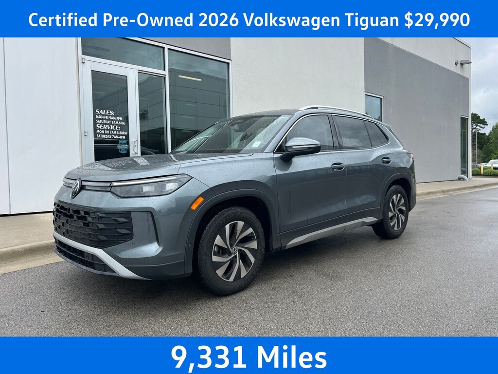Certified 2026 Volkswagen Tiguan 2.0T S SUV