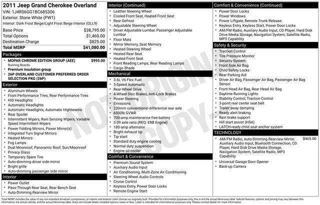 2011 Jeep Grand Cherokee Overland's photo