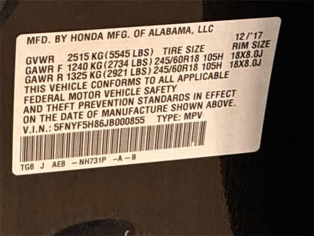 Thumbnail: 2018 Honda Pilot - 39