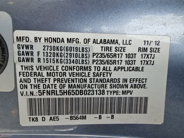 Thumbnail: 2013 Honda Odyssey - 26