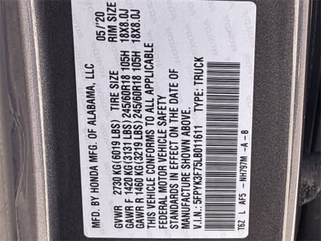 Thumbnail: 2020 Honda Ridgeline - 40