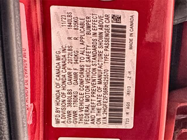 Thumbnail: 2024 Honda Civic - 37