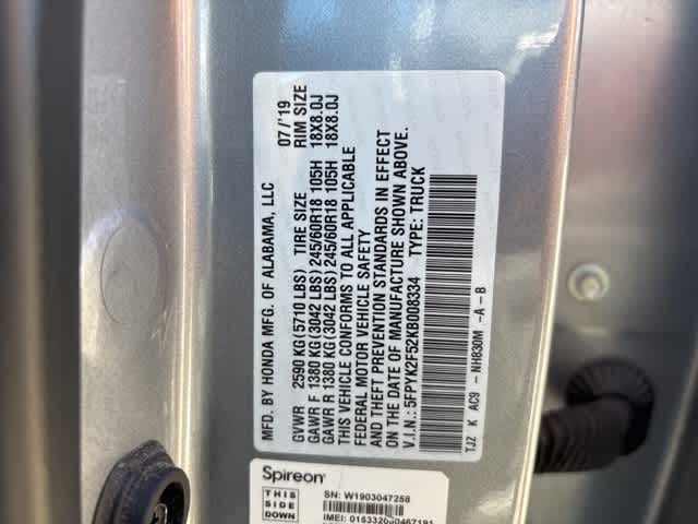 Thumbnail: 2019 Honda Ridgeline - 21