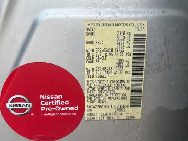 Thumbnail: 2017 Nissan Murano - 21
