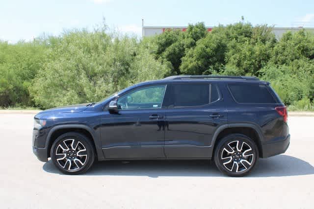 Used 2021 GMC Acadia SLT with VIN 1GKKNULS6MZ127579 for sale in San Antonio, TX