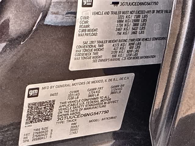 Thumbnail: 2022 GMC Sierra 1500 - 38