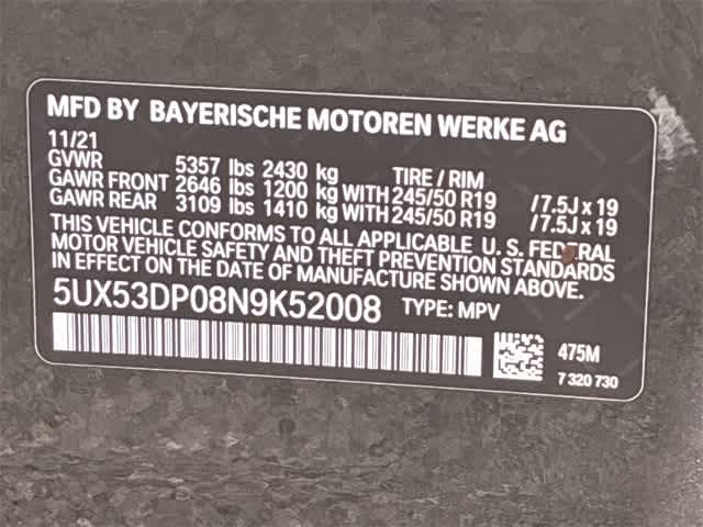 Thumbnail: 2022 BMW X3 - 47