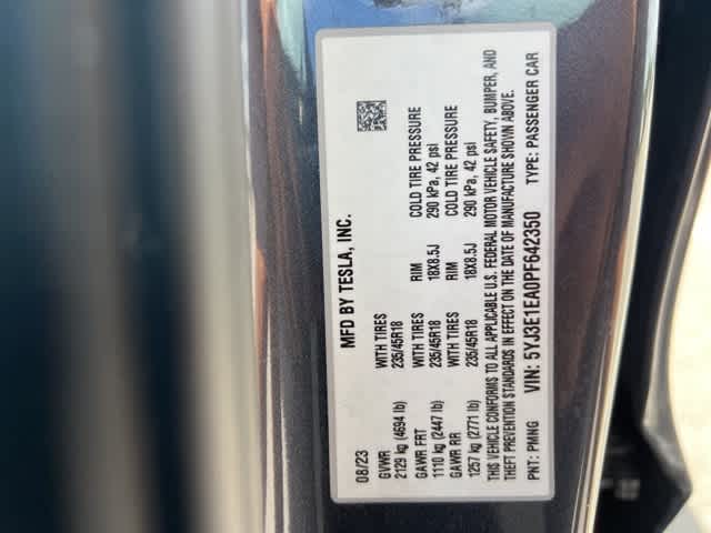 Thumbnail: 2023 Tesla Model 3 - 20