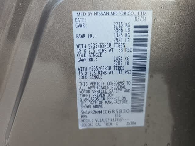 Thumbnail: 2014 Nissan Pathfinder - 25