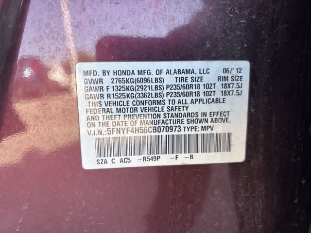 Thumbnail: 2012 Honda Pilot - 23