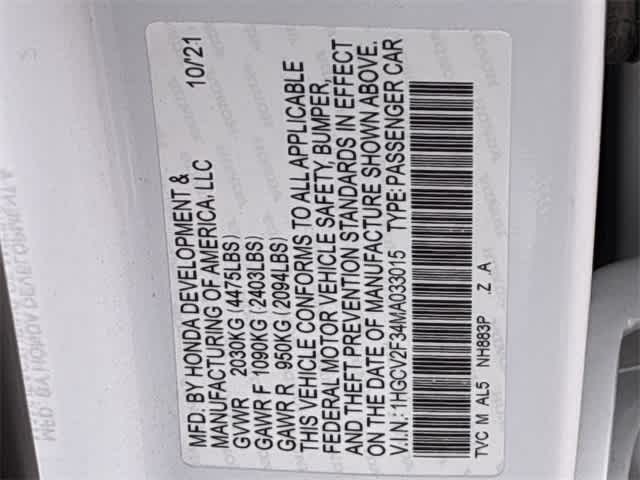 Thumbnail: 2021 Honda Accord - 39