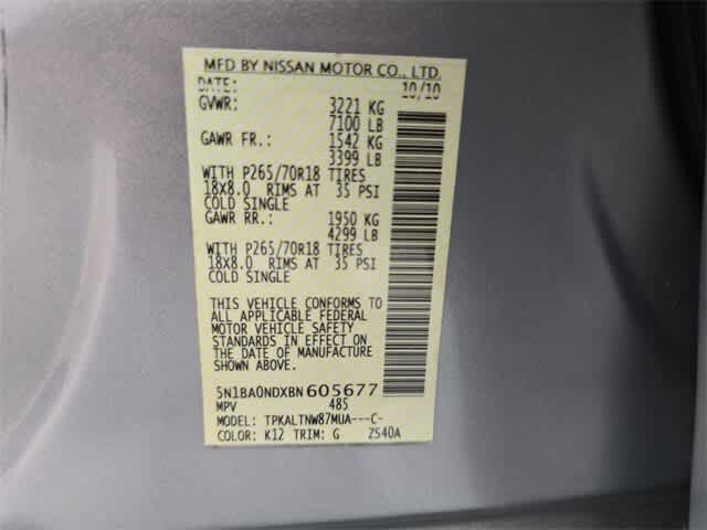 2011 Nissan Armada SV 36