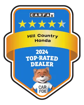 CarFax 2024 Top-Rated Dealer awarded to Hill Country Honda