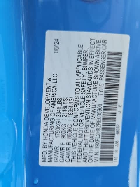 Thumbnail: 2024 Honda Civic - 23