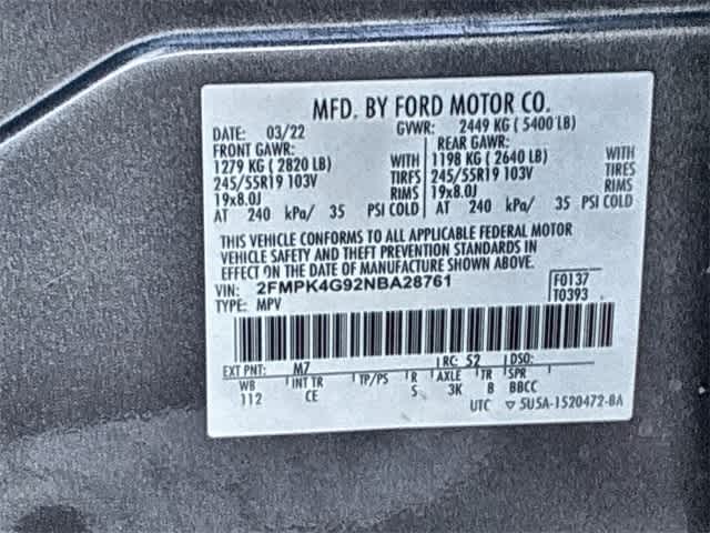 Thumbnail: 2022 Ford Edge - 37