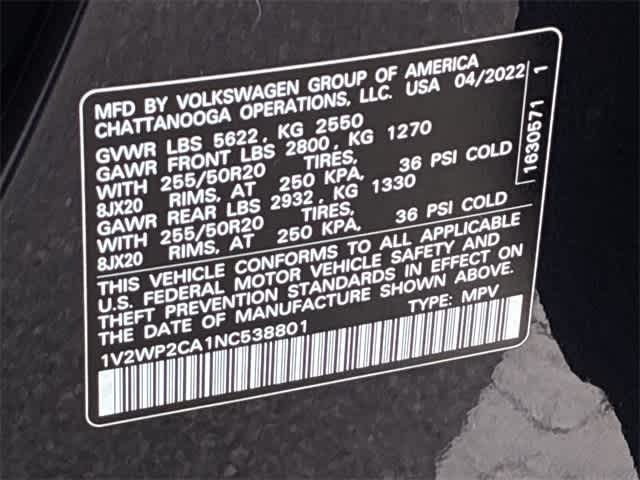 Thumbnail: 2022 Volkswagen Atlas - 37