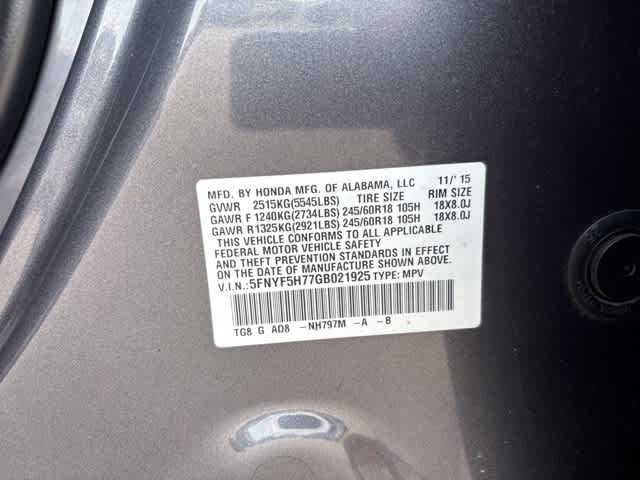 Thumbnail: 2016 Honda Pilot - 21